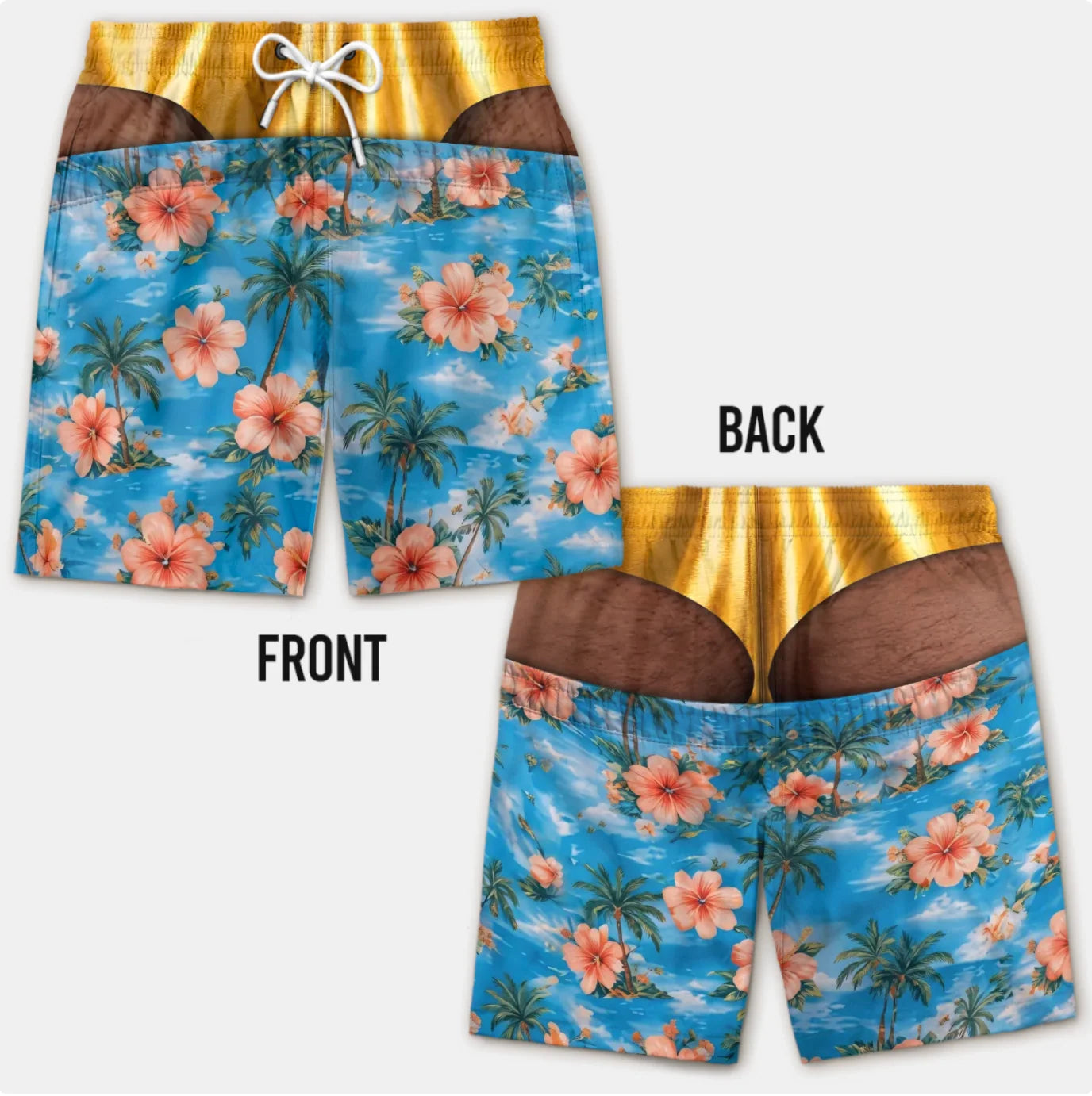 CheekFlash™ - Swim Trunks