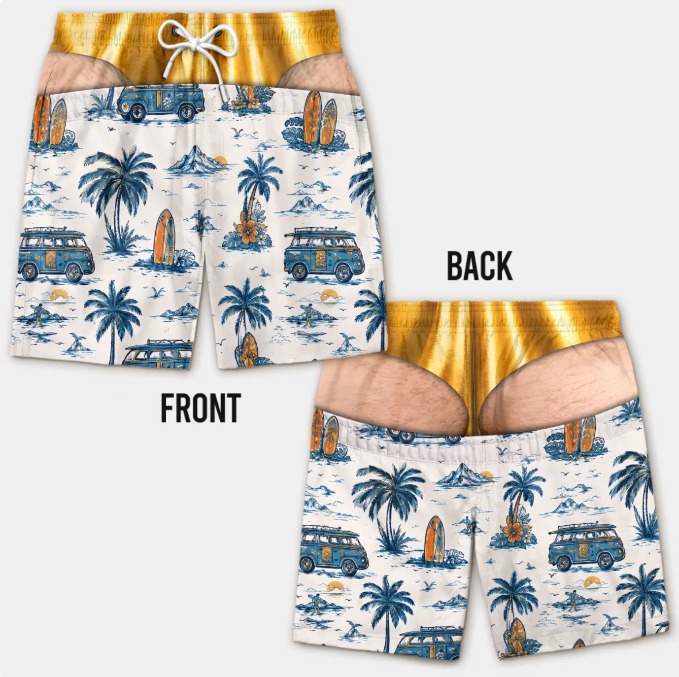 CheekFlash™ - Swim Trunks