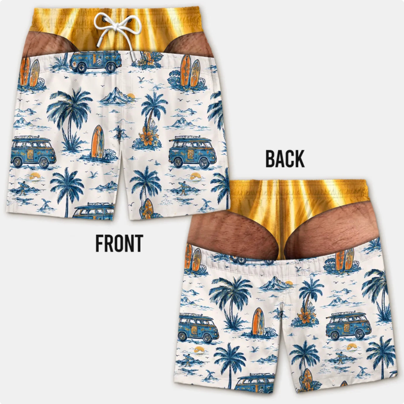 CheekFlash™ - Swim Trunks