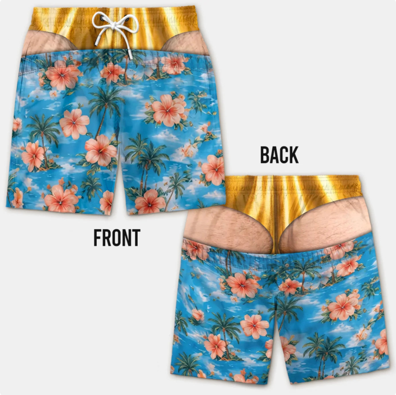 CheekFlash™ - Swim Trunks