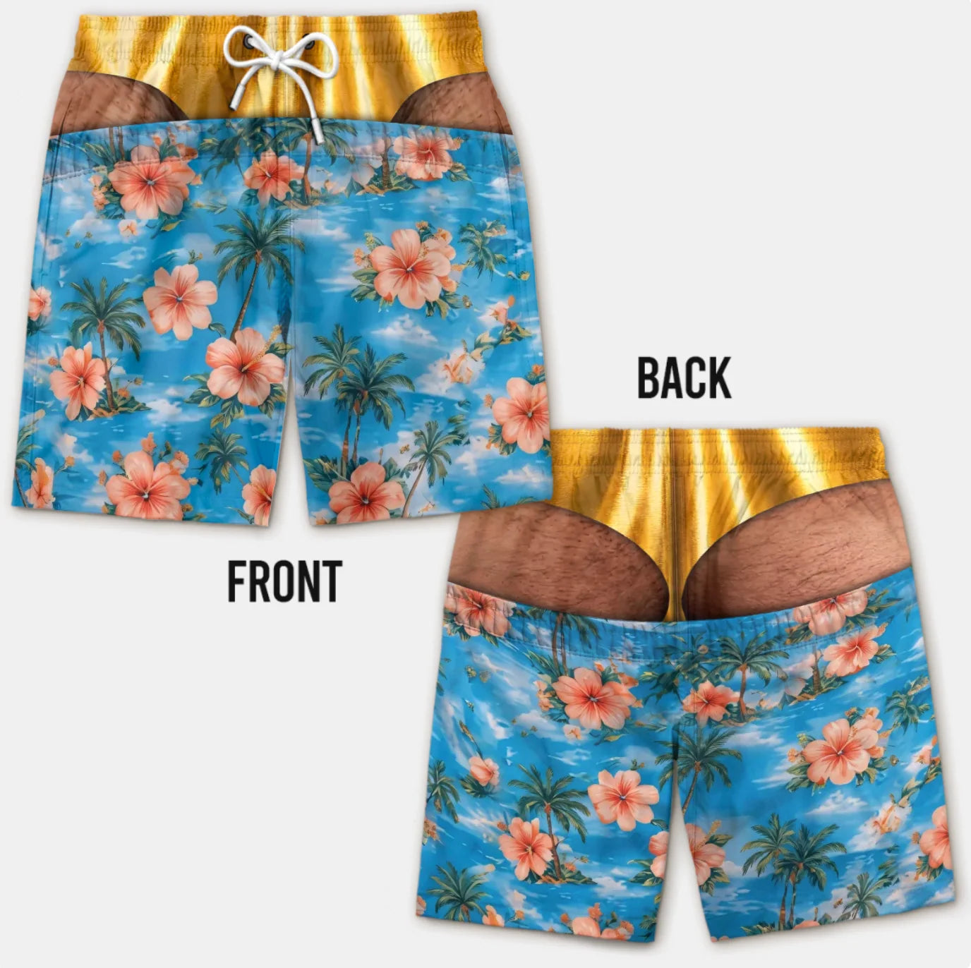 CheekFlash™ - Swim Trunks
