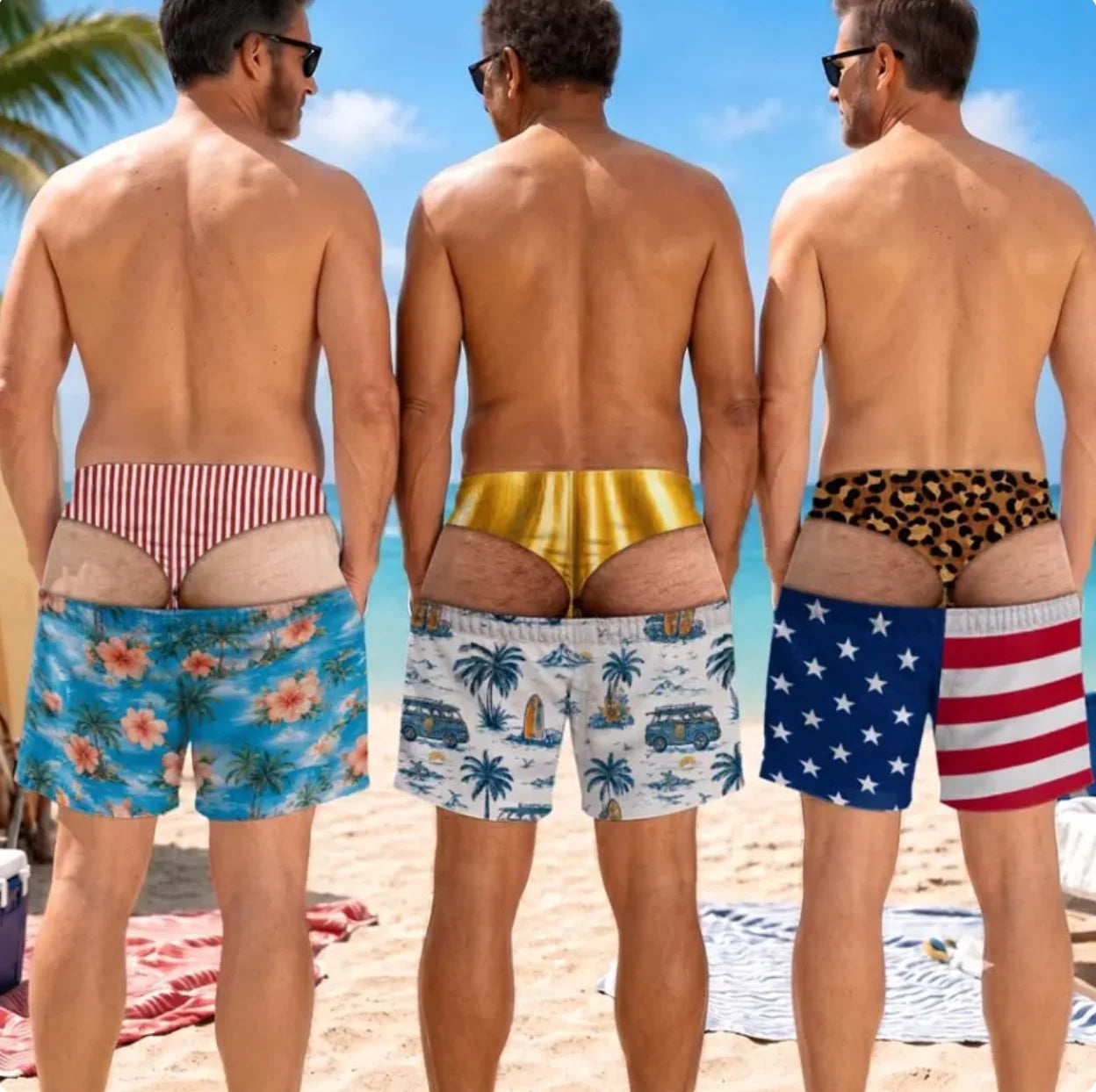 CheekFlash™ - Swim Trunks